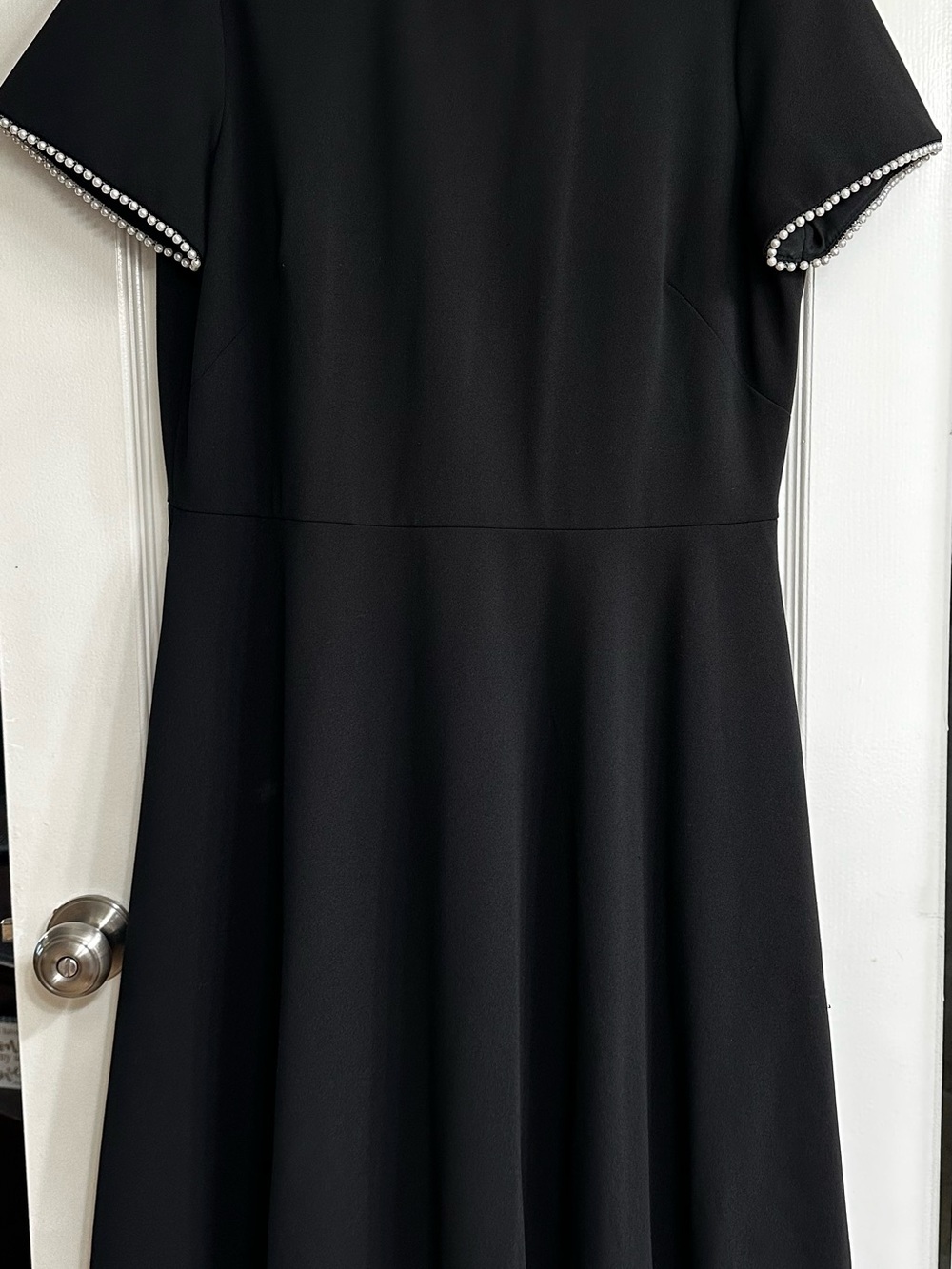 Victoria Dress with Pearl Trim - Picture 4 of 12